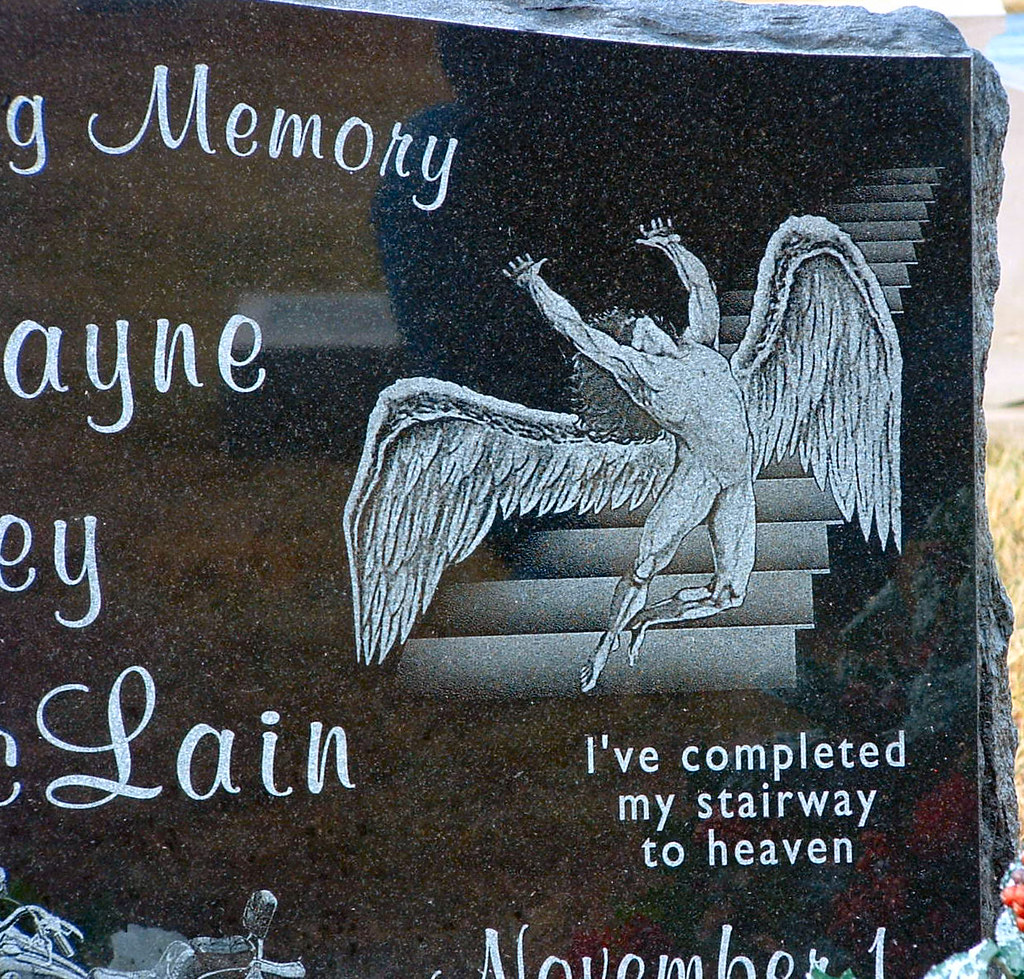 McLain Angel Inscription on McLain stone. Fairview Cemeter… Flickr