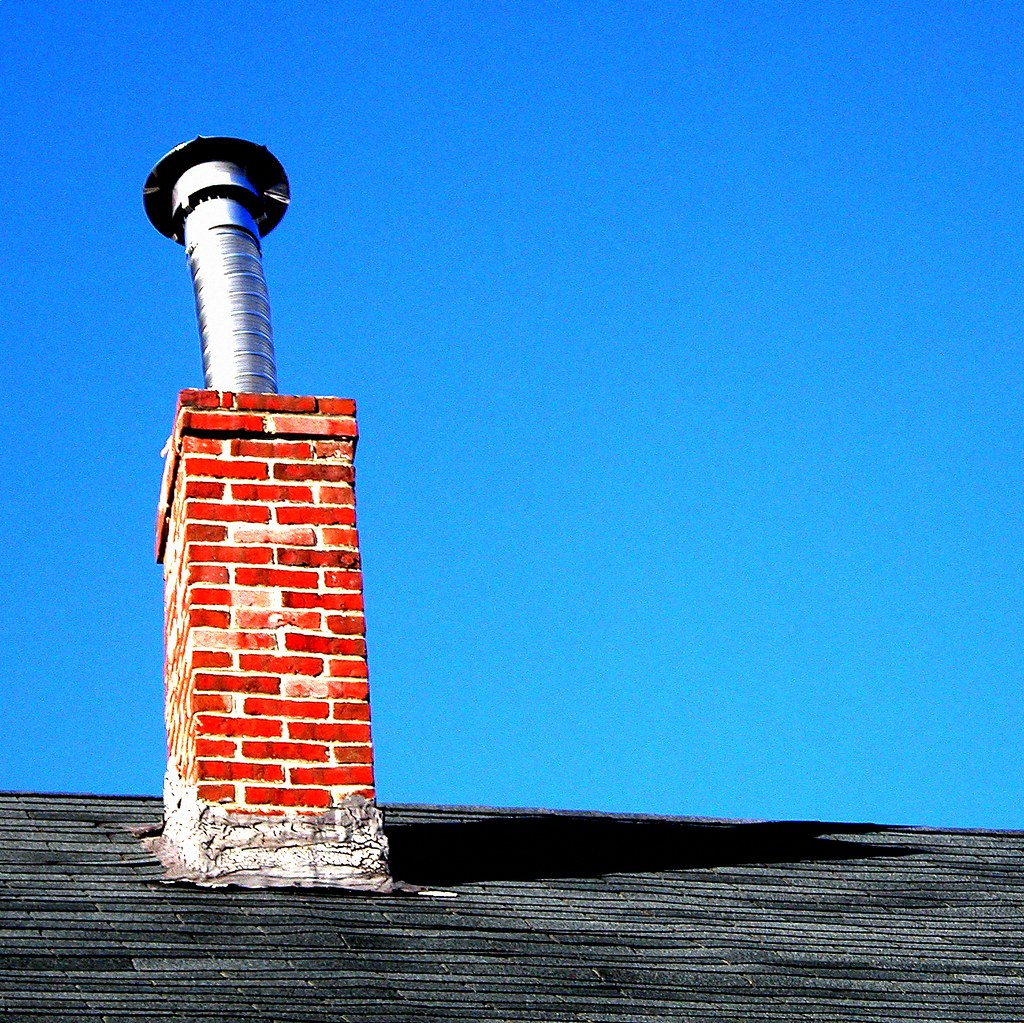 my chimney Has a funky bend. Ben McLeod Flickr