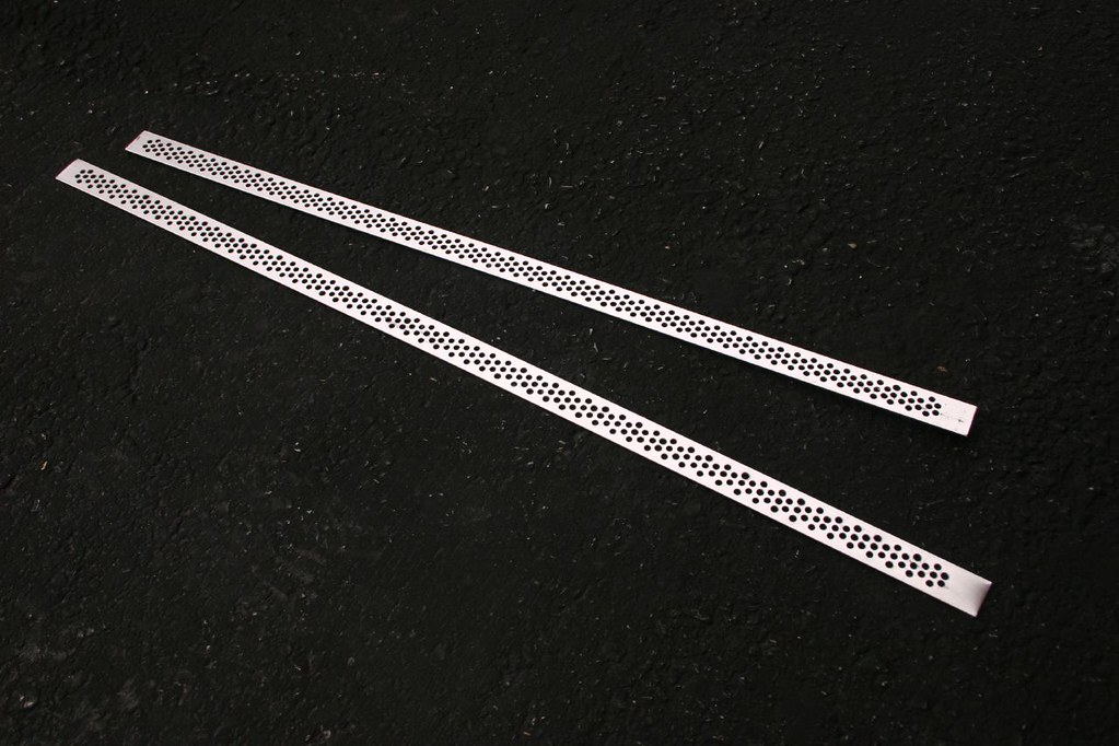 Tilt ring pieces 1" x 1/16" aluminum strips with holes dri… Flickr