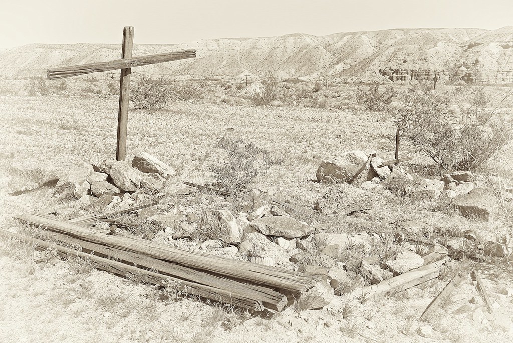 Afton Cemetery 002 Graveyard in the abandoned community of… Flickr