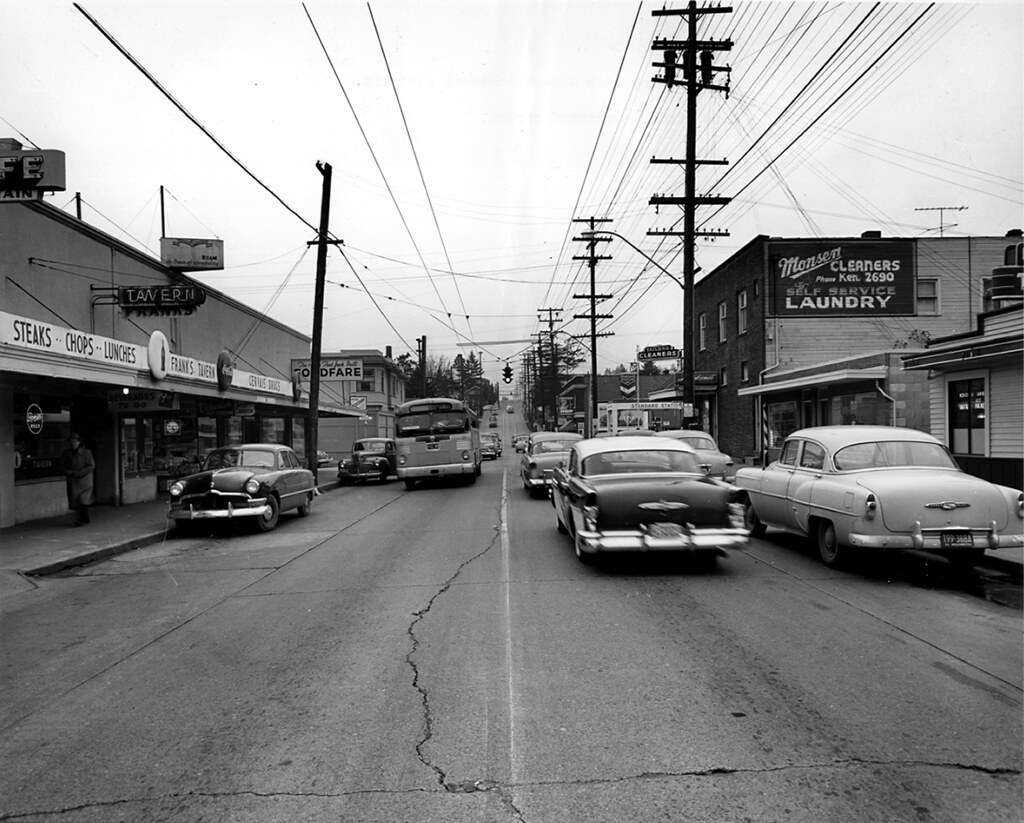 Ravenna business district (65th St.), 1955 Item 75259, Cle… Flickr
