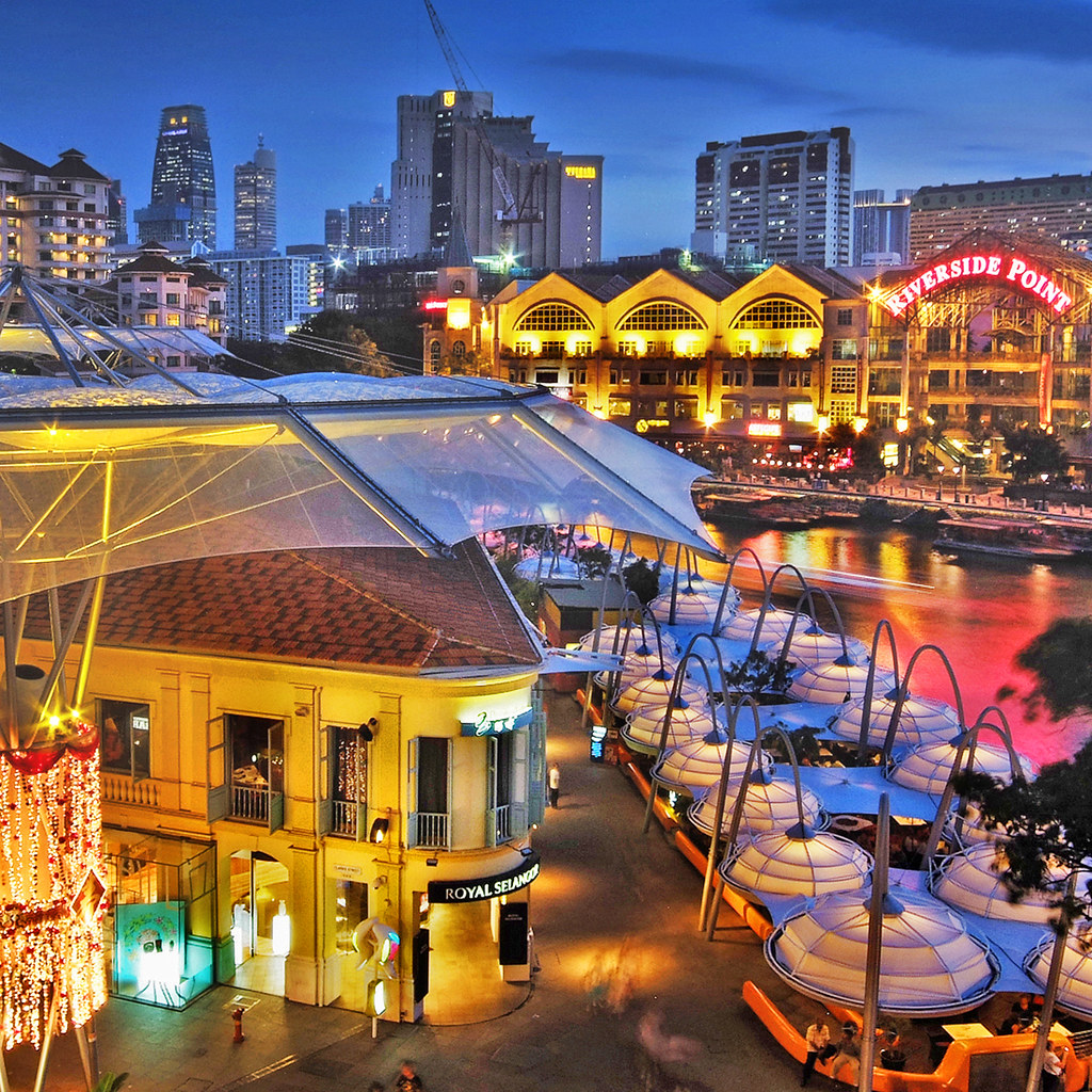 Clarke Quay, the place to be... Clarke Quay A swanky & p… Flickr