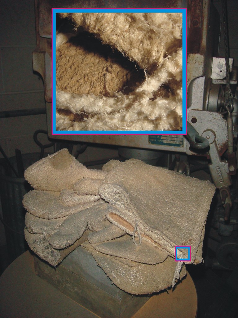 Asbestos Mitts & Detail Asbestorama Flickr