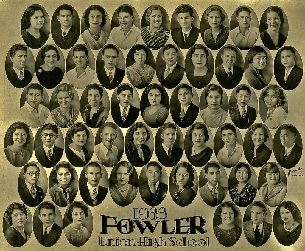 Fowler High School Class of 1933 In Fresno County, Califor… Flickr
