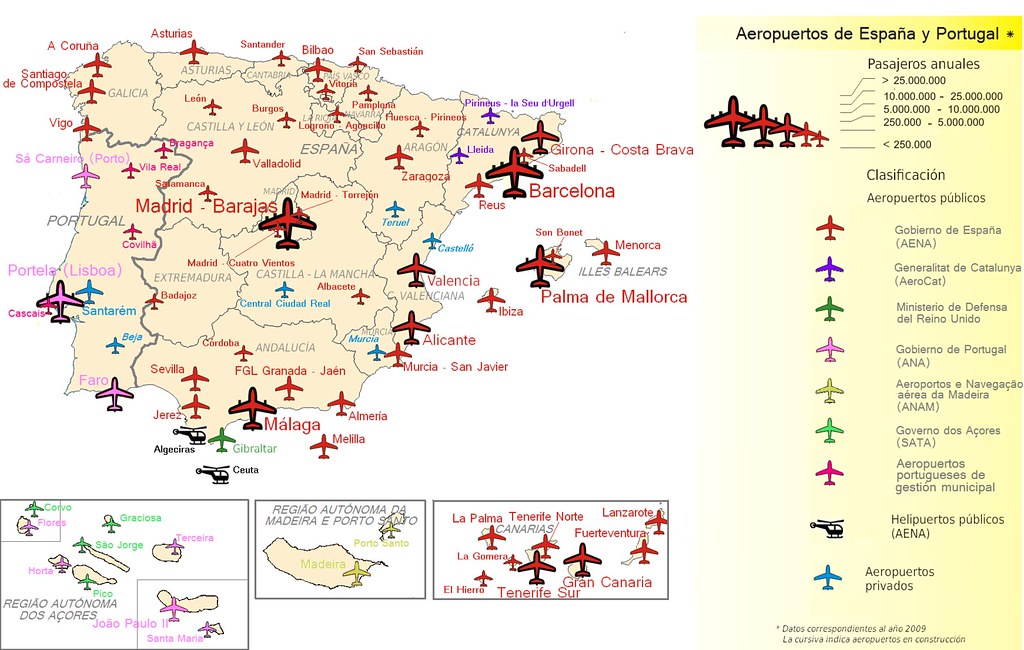 Aeropuertos de España y Portugal Aeropuertos de España y P… Flickr