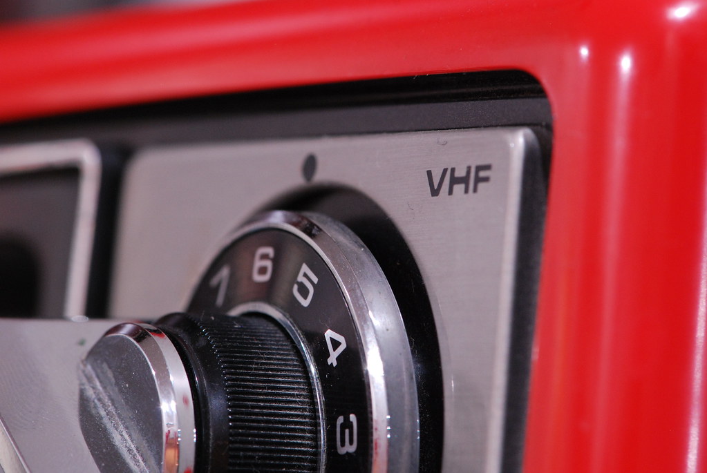 Back When TVs Had Knobs The VHF knob of a friend's vintage… Flickr