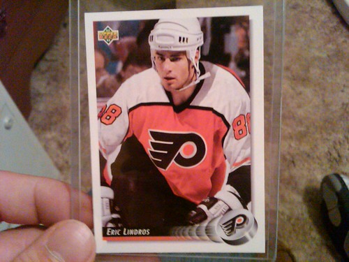 Eric Lindros rookie card Nathan Kester Flickr