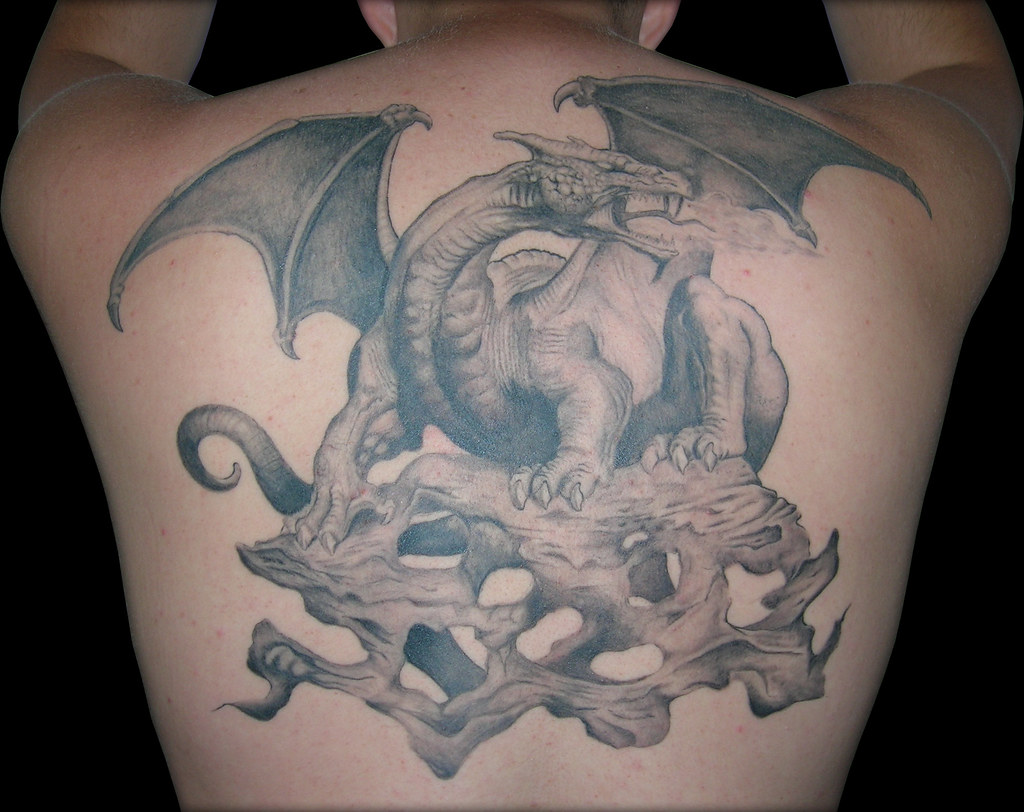 3d preto dragão braço tatuagem adesivos removíveis homens mulheres à Tatuagem Dragão Medieval (Medieval dragon) Tatuagem realiz… Flickr