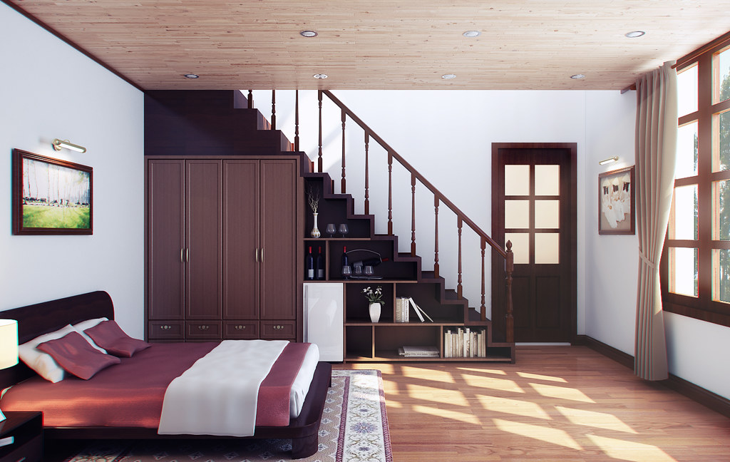 sapa hotel interior designed and rendered by Vu Dang