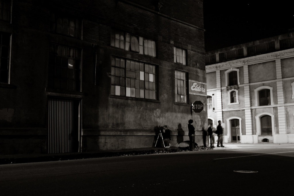 Dark street Crozier Street at Port Adelaide. A dark and gl… Flickr