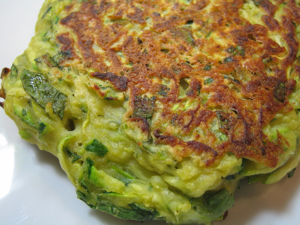 Zucchini and Garbanzo Flour Pancake Zucchini and Garbanzo … Flickr