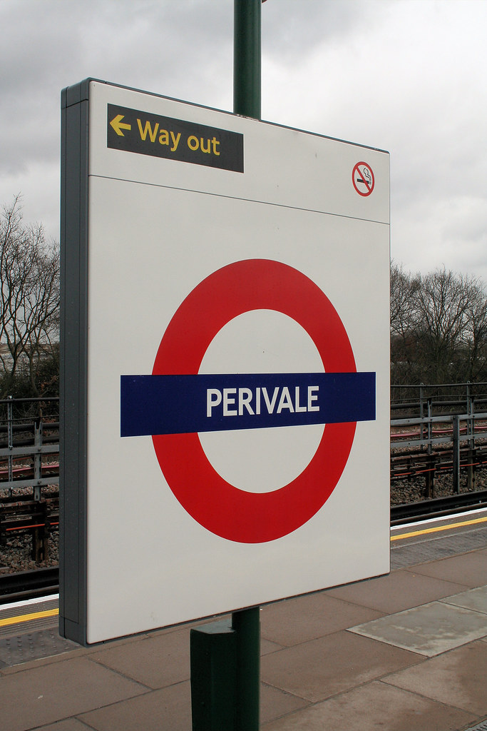 Perivale Underground station Modern roundel bowroaduk Flickr