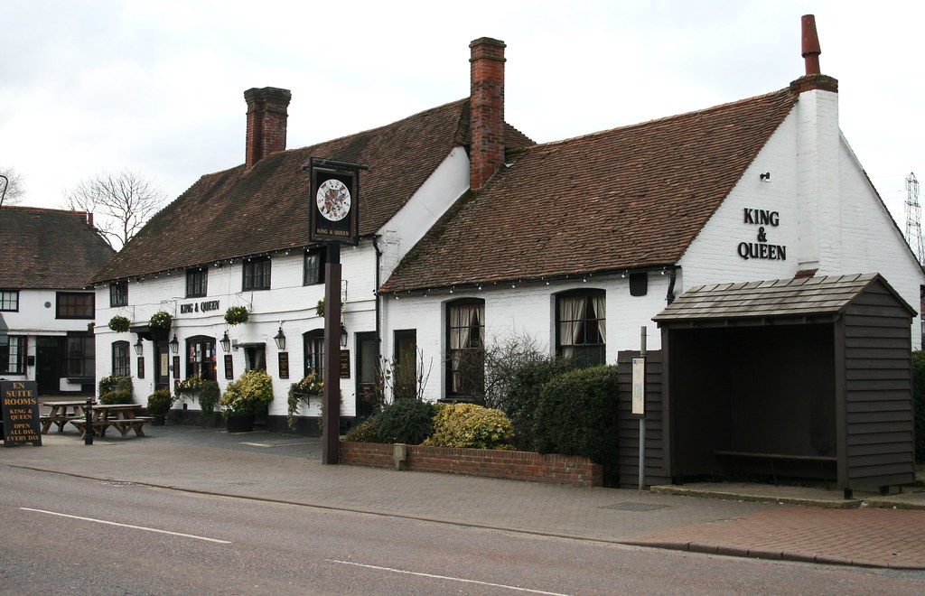 King and Queen Pub, East Malling, Kent The King & Queen pu… Flickr