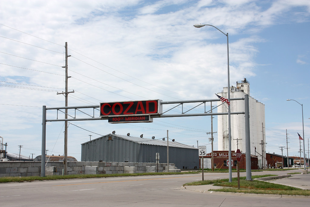 100th Meridian, Cozad, Nebraska The famous 100th Meridian … Flickr