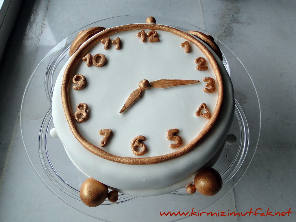 ALARM CLOCK CAKE ebru Flickr
