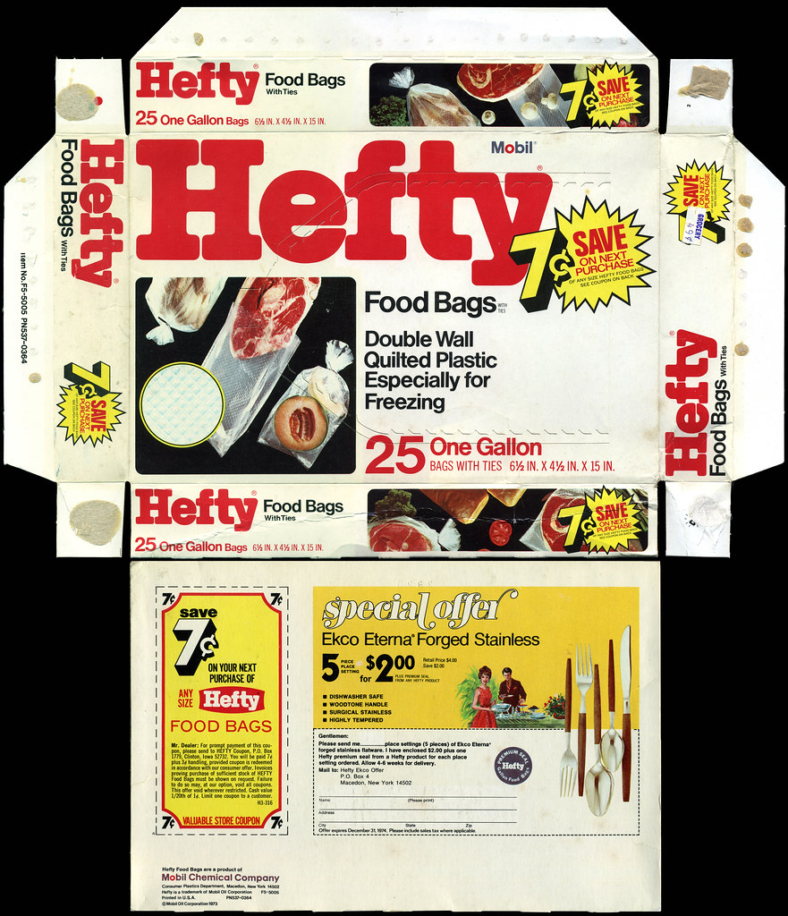 Hefty Food Bags 7cent coupon Ekco Eterna Stain… Flickr
