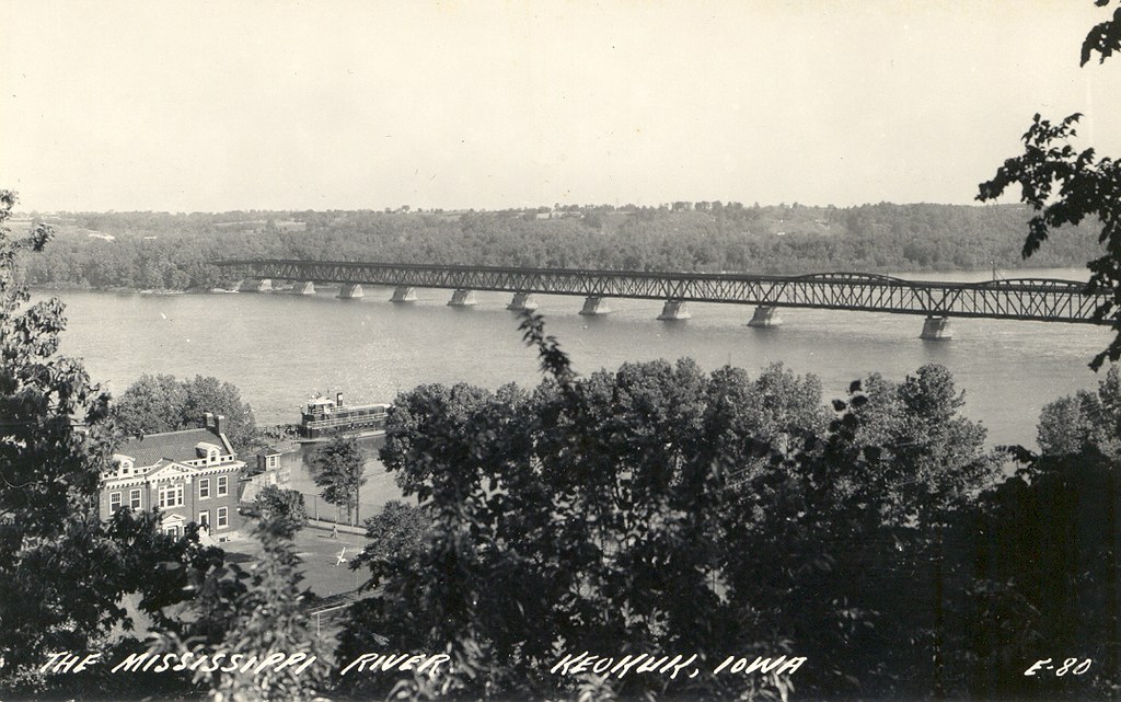 Keokuk, Iowa, KeokukHamilton Bridge, Mississippi River Flickr