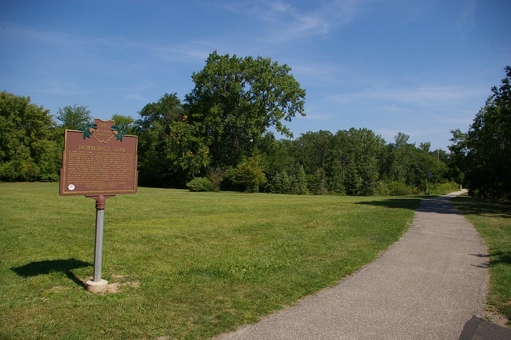 Horseshoe Lake historical marker Located in Shaker Heights… Flickr