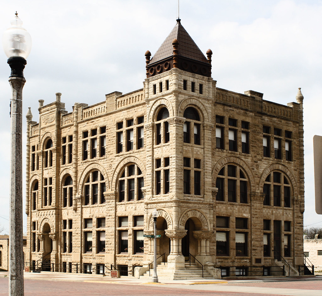 Ness County Bank Ness County Bank Building called the skys… Flickr