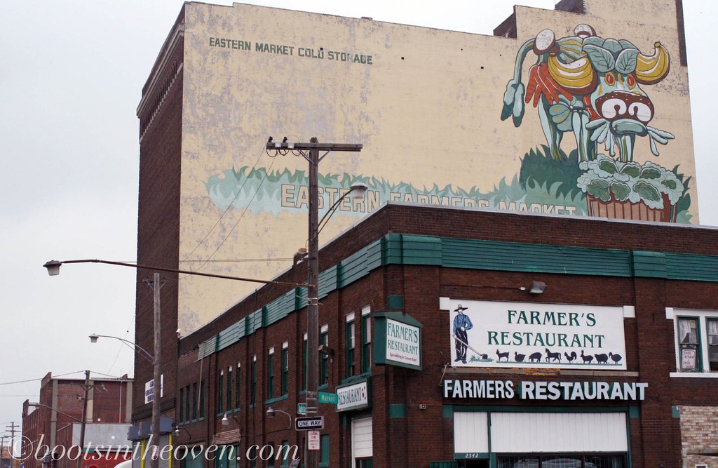 A cow mural at Eastern Market Cold Storage A Visit to Detr… Flickr