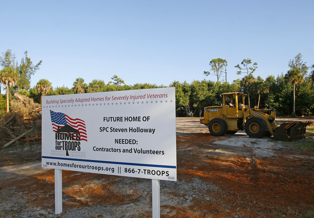 Future home of sign!!! Homes for Our Troops Flickr
