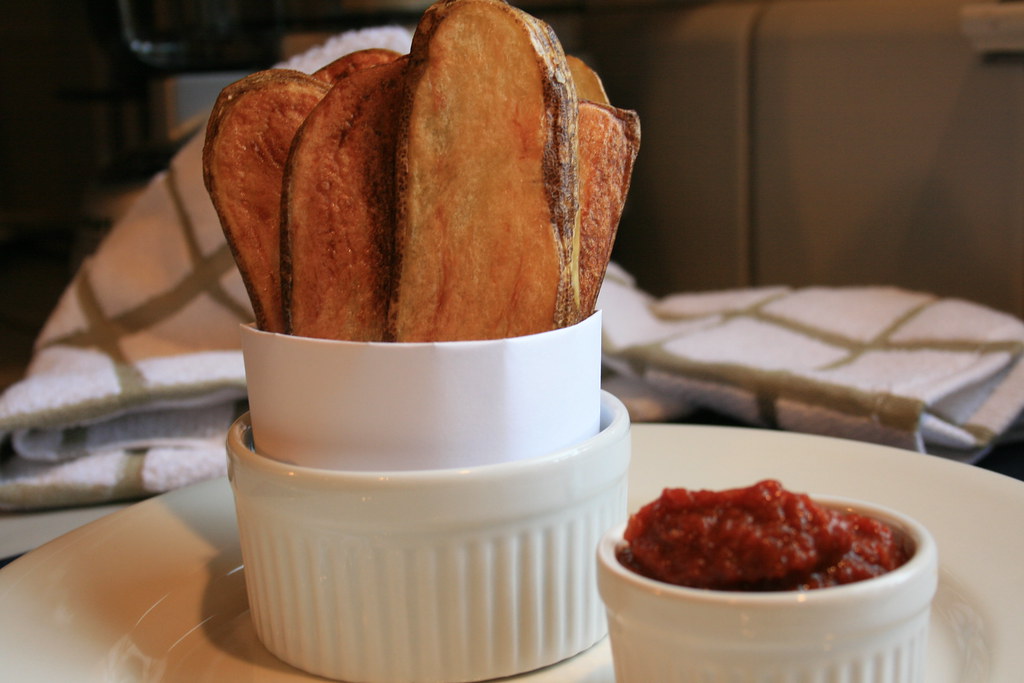 Oven Baked Potato Planks with Homemade Ketchup Oven Baked … Flickr