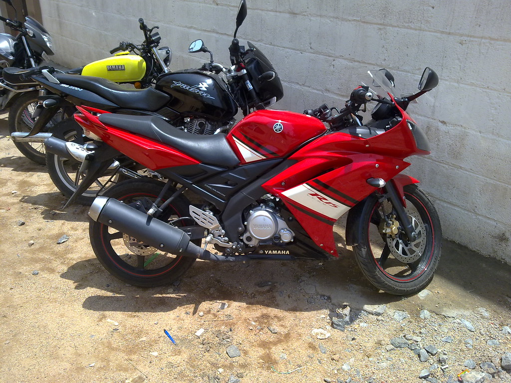 YAMAHA R15 149cc Double disk brake 一字之差998cc变成150cc Liu Tao Flickr