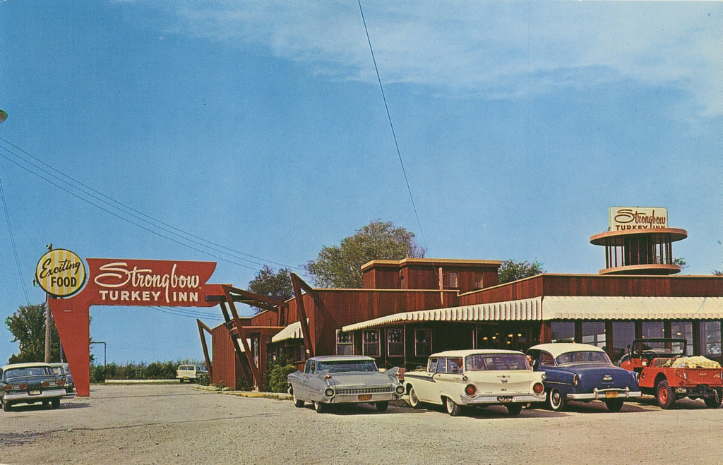 Strongbow Turkey Inn and Farm, circa 1950s Valparaiso, I… Flickr