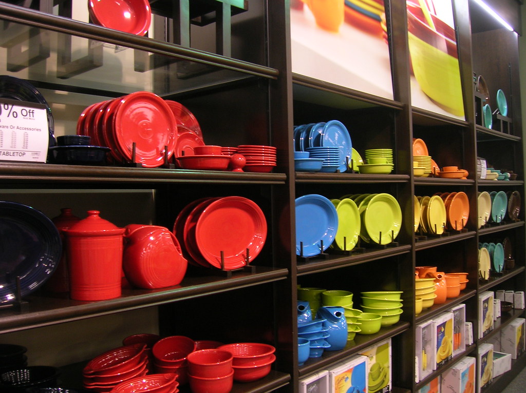 Fiesta sale at Kohl's Weeeee!! Fiestaware! I got the Scarl… Flickr