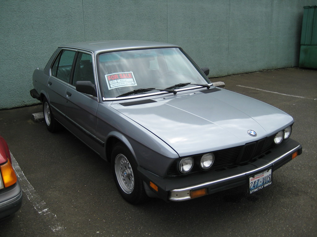 BMW for sale This closed gas station seems to attract a fe… Flickr