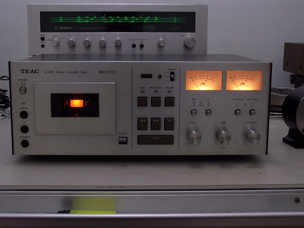 Teac A 640 cassette deck a photo on Flickriver