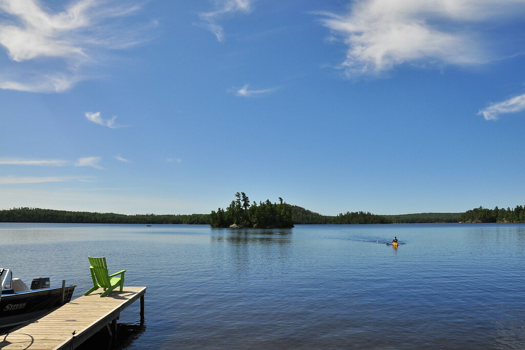 Beautiful Shebandowan Lake. +Jethro+ Flickr