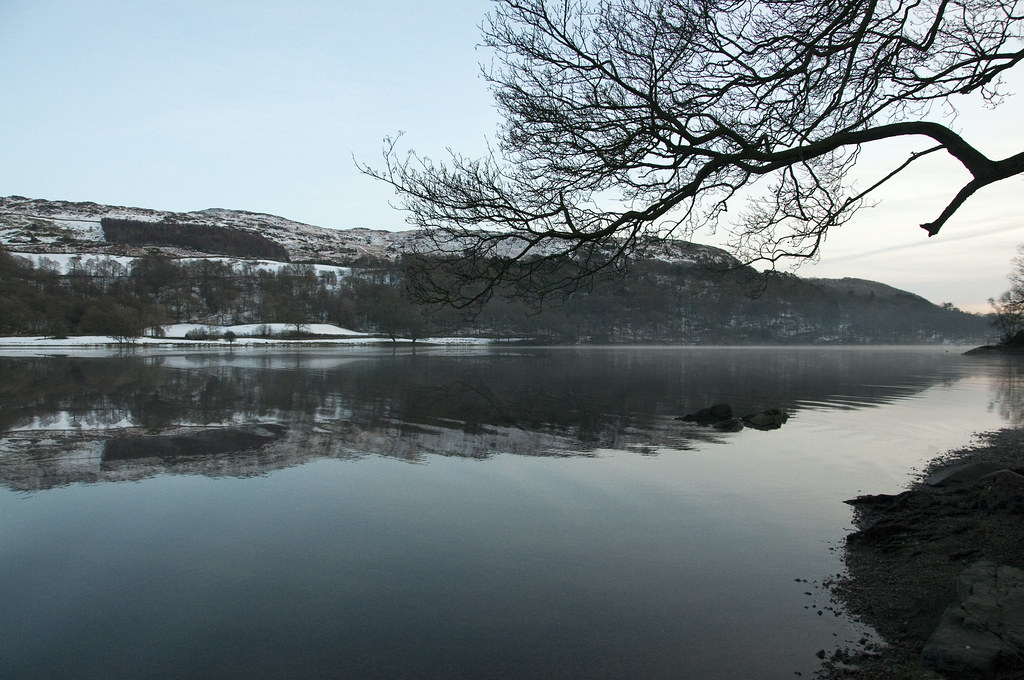 Coniston Reflection A view along Coniston from Brown Howe … Flickr