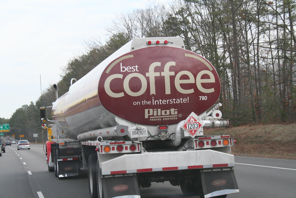 Best coffee? Delivered in a tanker?! Audrey Auld Flickr
