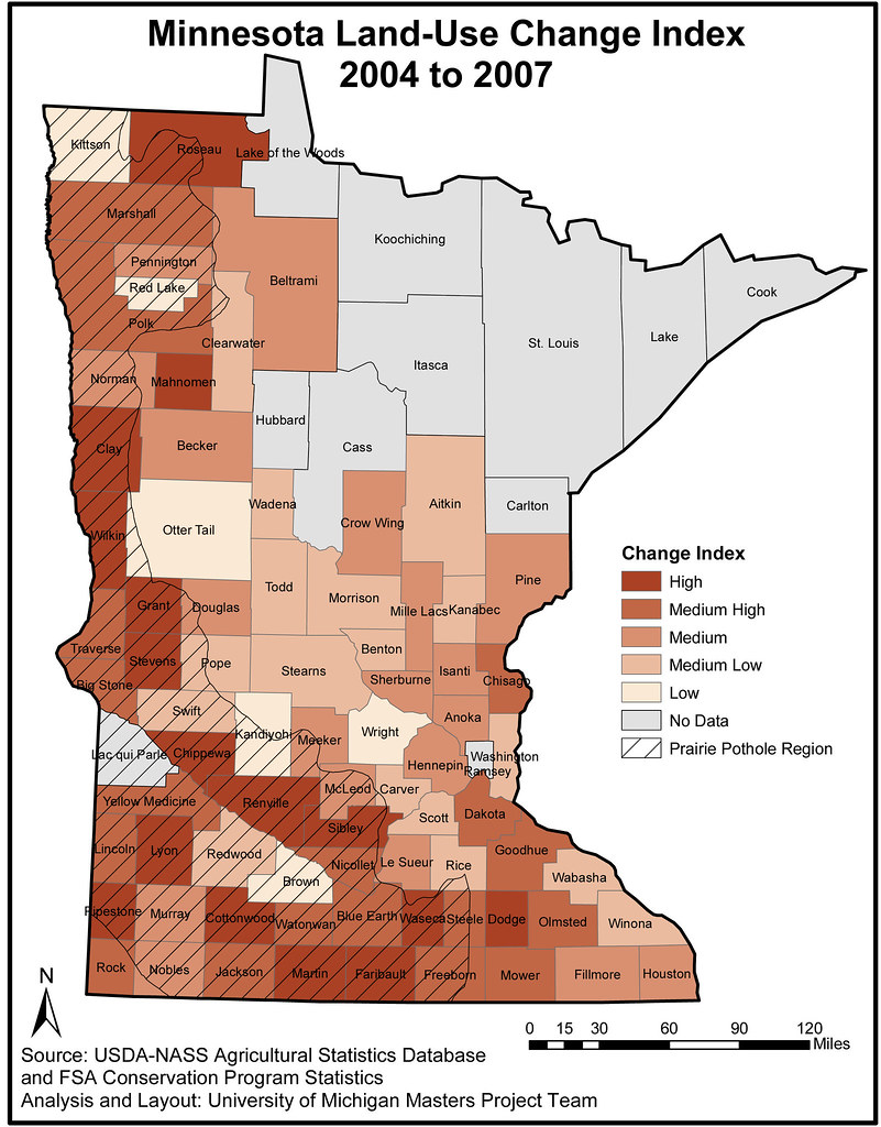 Minnesota LandUse Change Minnesota’s change index reveals… Flickr