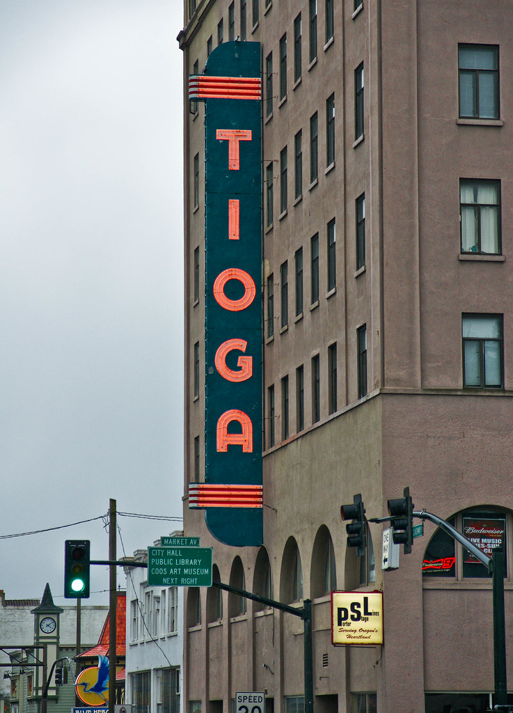 Old Tioga Hotel, Coos Bay, Oregon DSC03116 Became NRHP … Flickr