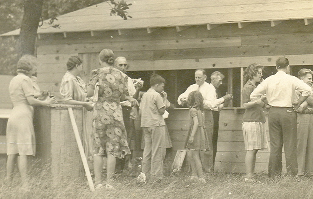 Grass Lake MI Refreshment Stand at FaHoLo Park Camp RPPC… Flickr