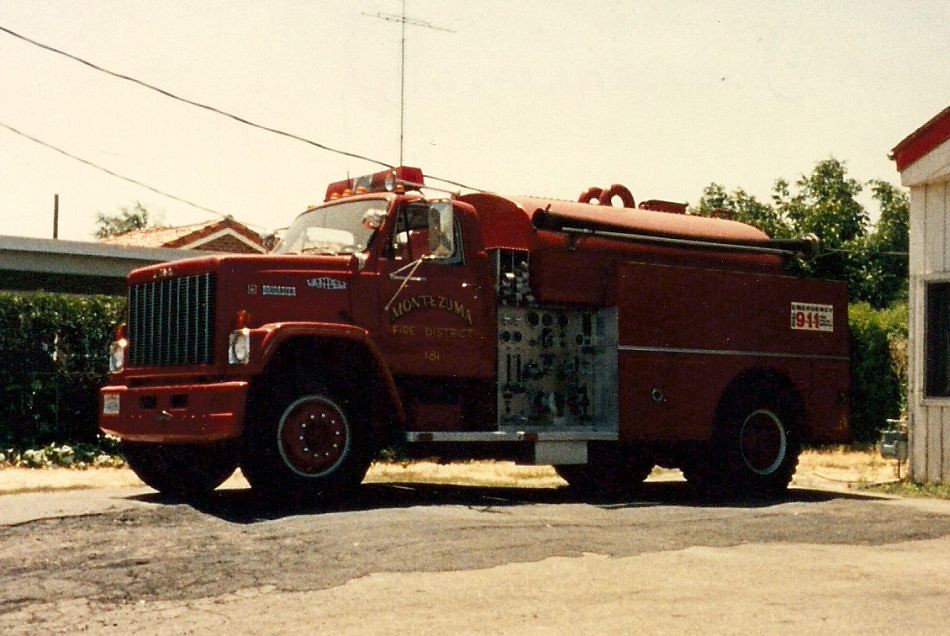 Montezuma Fire Dist Photographed in 1991 at a Stockton fir… Flickr