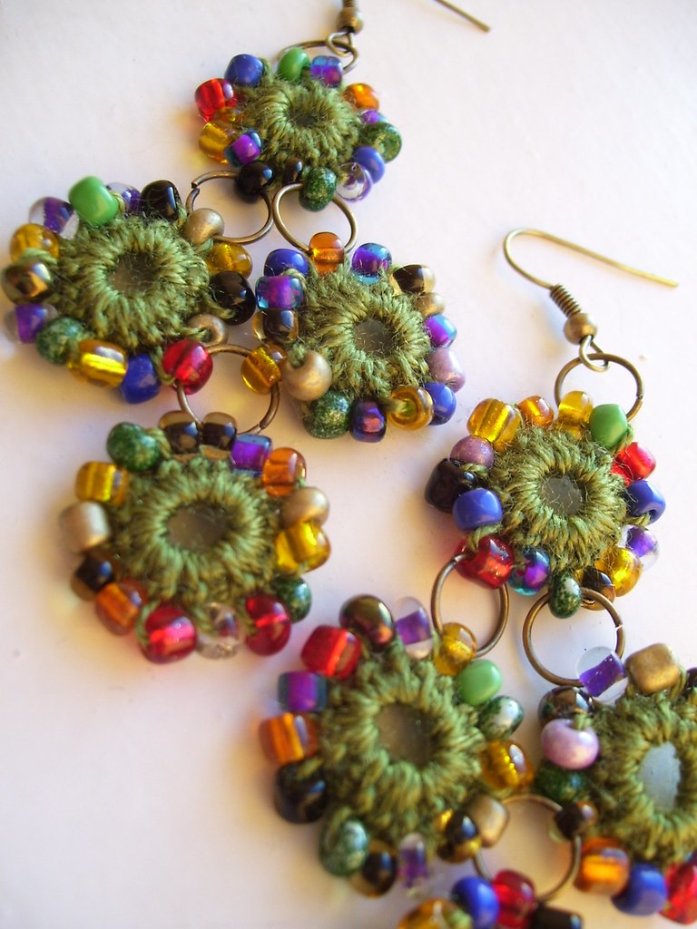 Crocheted earrings Alejandra