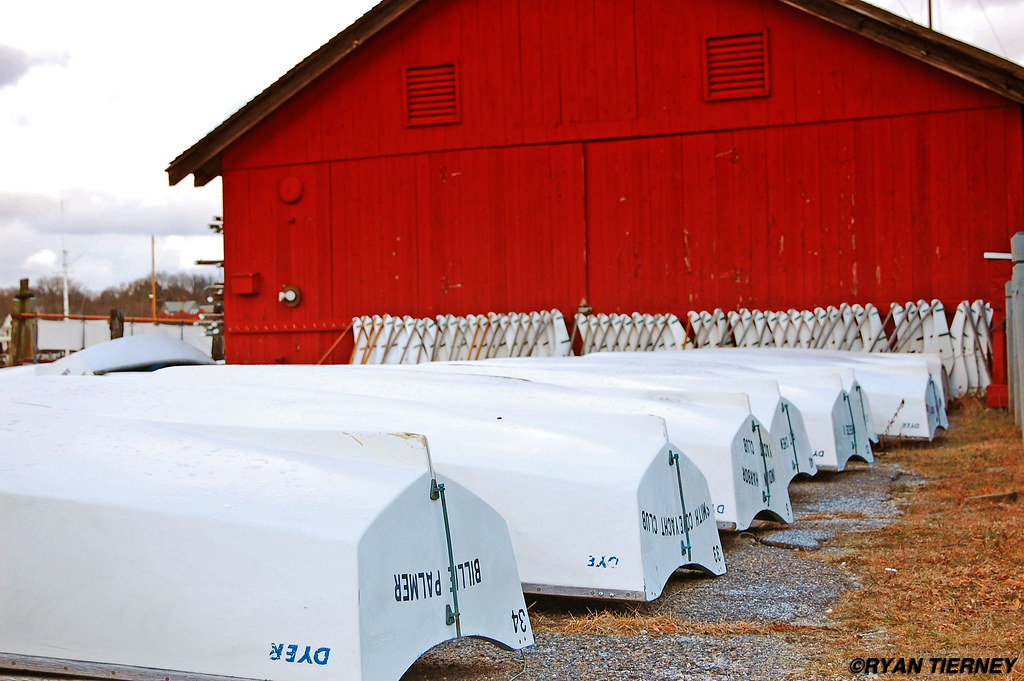 Sail Boat Storage, Mystic CT, December 2009 rhtierney Flickr