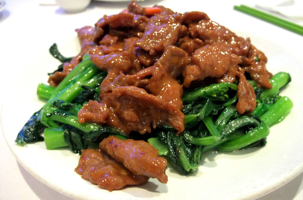 StirFry Beef with Kai Lan Flickr