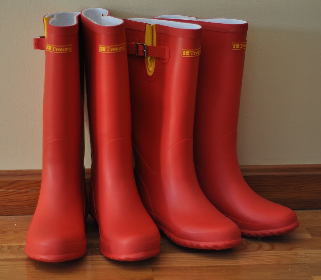 Red Tretorn Rubber Boots 2 Red Tretorn rubber boots. Let i… Flickr
