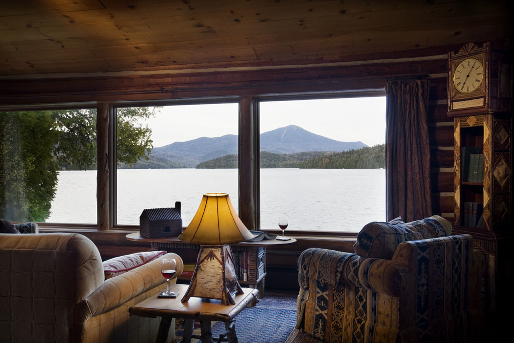The View From Colden Lakefront Cabin Calm Lake Placid Lake Placid Lodge NY Flickr