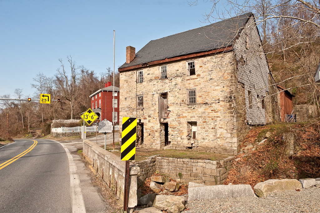 Historic Port Deposit, Maryland Rock Run Mill. Port Deposi… Flickr