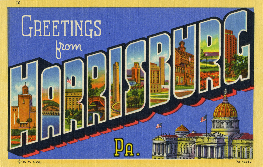 Greetings from Harrisburg, Pennsylvania Large Letter Pos… Flickr