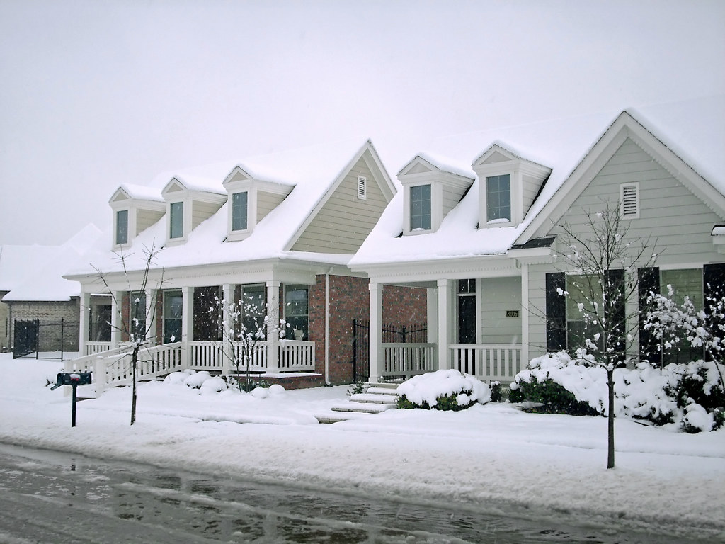 Houses in Snowstorm Taken in the February 11 snowstorm nea??? Steven