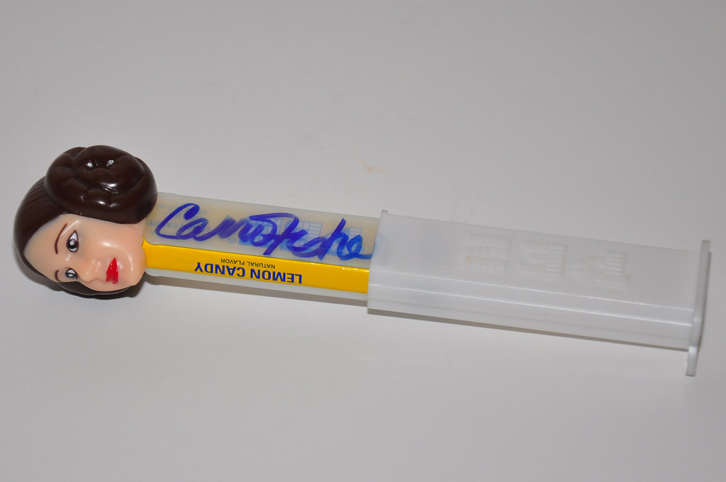 DSC_7375 Princess Leia pez dispenser, autographed by actre… Flickr