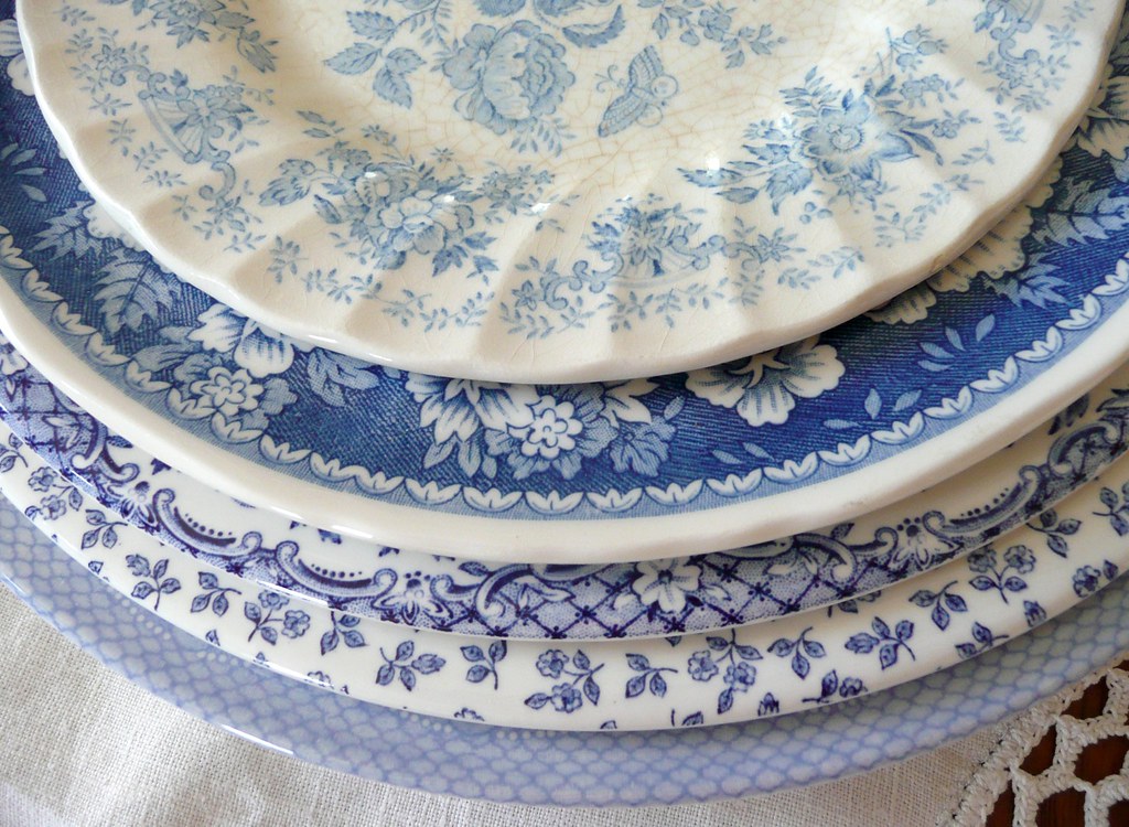 Blue and white dishes My favorite blue and white dishes. B… Flickr