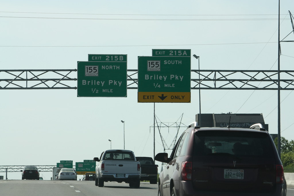 I40 West at the Briley Parkway I40 West at Exit 215B&A … Flickr