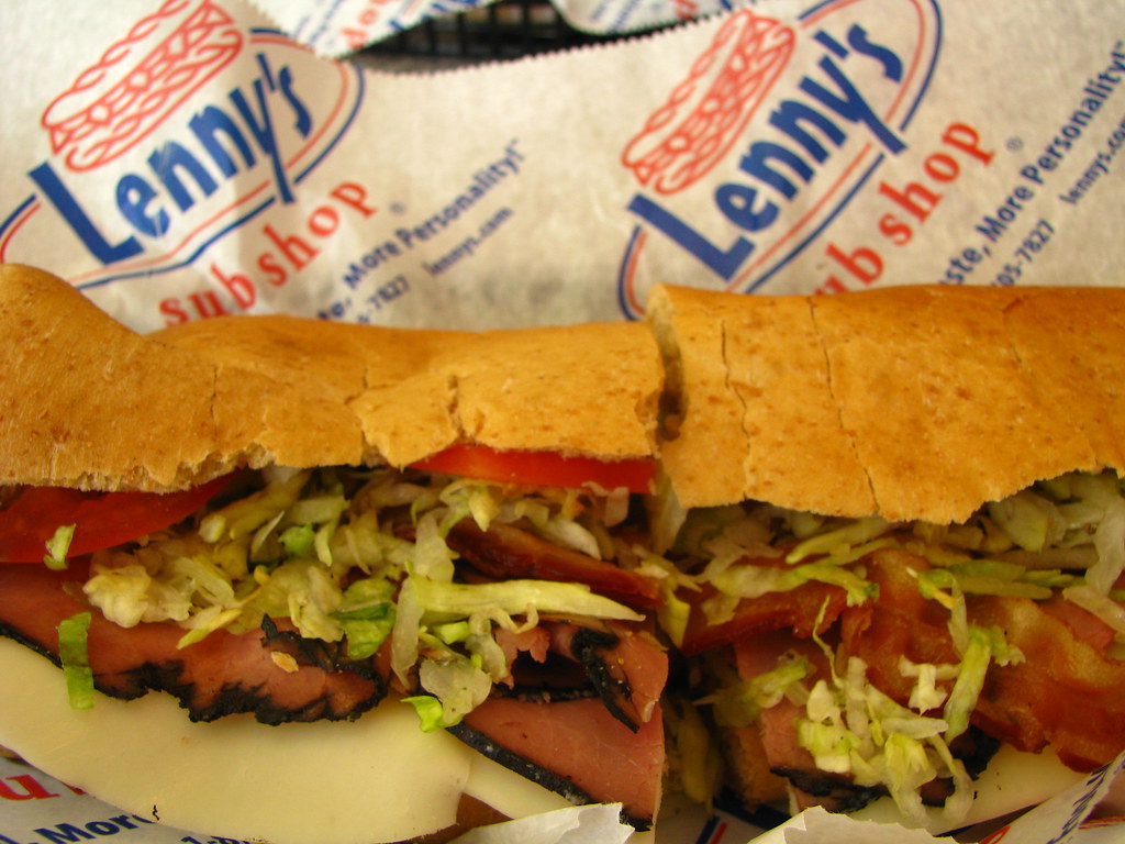 Deluxe Club Sub at Lenny's Sub Shop The first Lenny's open… Flickr